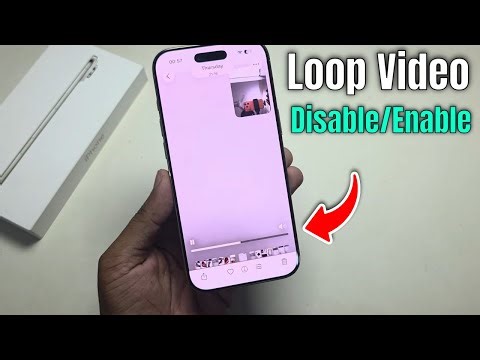 iPhone 17 Air: Enable/Disable loop a video on iPhone
