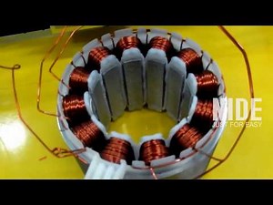 Automatic BLDC motor stator needle winding machine- How is the inslot stator winding working