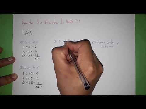 Estructura de Lewis H2SO4