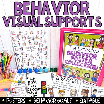 The Best Behavior Posters & Visual Supports | SEL Tools for Classroom Management