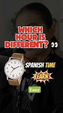 How to Tell Time in Spanish ⏰ | Spanish for Beginners