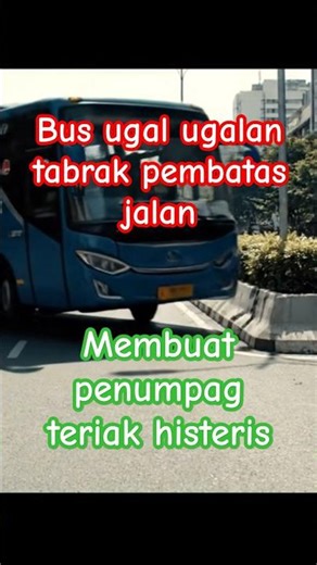 bus ugal ugalan#bus #pembatas #shortvideo