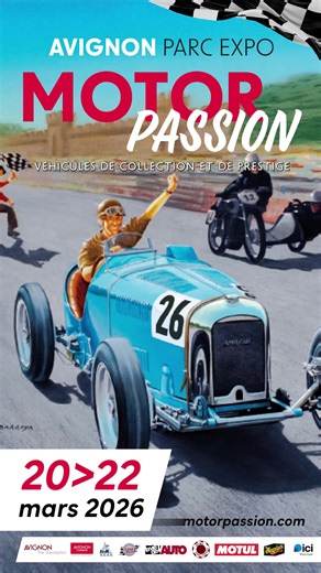 Le 3ème salon national de la belle automobile vous attend à Avignon du 20 au 22 mars ! 50 000 m2 d'expositions inédites : Bentley, Rolls-Royce, Simca... Clubs, professionnels et pièces détachées. Animations pour tous les passionnés ! Venez prendre plein les yeux ! | Motor Passion