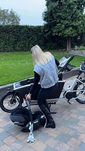 20K views · 6.2K reactions | Hard days, priceless love. That’s MOTHERHOOD!  Cargo bike cover is back on for today’s daycare drop-off ️ #momlife #healthymom | Healthy Mom Bites | Facebook