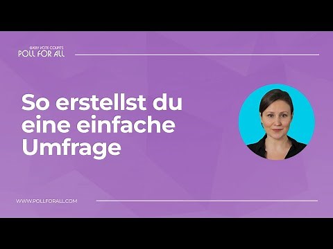 Poll For All - So erstellst du eine einfache Umfrage