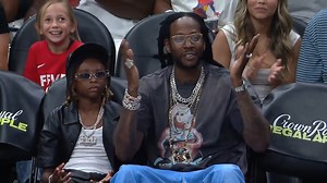 23K views · 195 reactions | We love seeing 2 Chainz courtside State Farm Arena ✌️✌️ | Atlanta Hawks | Facebook