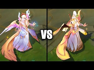 Prestige Veiled Lady Morgana vs Prestige Bewitching Morgana Skins Comparison (League of Legends)
