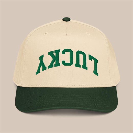 Lucky St. Patrick's Day Hat, Embroidered Green Baseball Hat, Unisex Cap for St. Patty's Day, Upside Down Hat, Luck Hat, Parade or Bar Crawl - Etsy