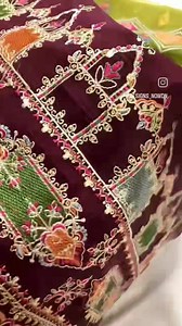CODE: QMK PURPLE PRICE••6950 (UNSTITCHED) FABRIC: FULL NET DUPATTA: ORGANZA LENGTH : 40 INCH WIDTH: 32 INCH TROUSER: MALAI WORK:THREAD, PEARLS, SEQUENCE, ADDA WORK, MULTI THREAD EMBROIDERY STITCHING FACILITY ALSO AVAILABLE OTHER QUERIES/CALLING 923402197127 | Designs Now
