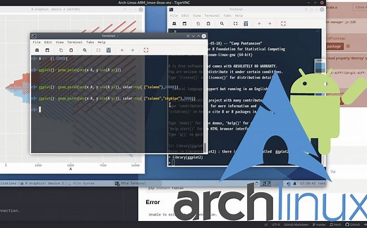 [安卓变电脑]-这是我见过最完整的电脑系统了！！ 安卓免root装完整桌面linux-各种发行版termux 完美运行R, python, kivy