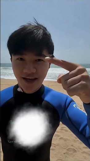 The Most Stylish Fly on the Seashore 🐝🌊#shorts