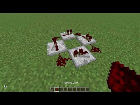 Quick and Easy redstone clock | Minecraft