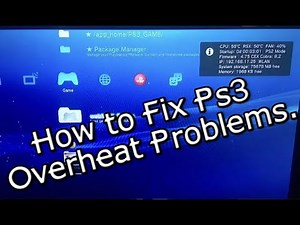 🔥How to Fix Ps3 Overheat Problems.🚀💡✨