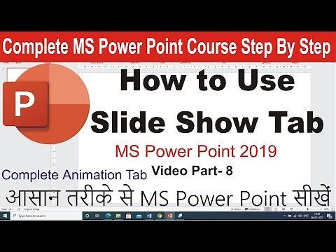 how to use slideshow in powerpoint