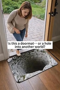 Step inside… if you dare 😮 This mind-bending illusion doormat turns your doorway into an endless One look, and everyone stops to | Companionh