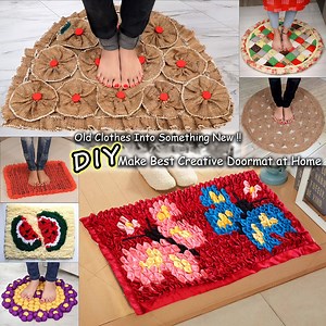 8.5M views · 97K reactions | Old Clothes Doormat | Jute Craft | Round Doormat | Reuse Ideas | Hetal's Art | Facebook