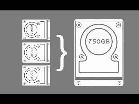 Combine Multiple Hard Drives Into One Big Volume