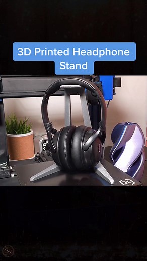Handmade DIY 3D Printed Headphone Stand