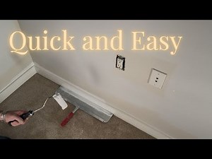 Paint Baseboards Fast and Easy