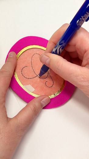 Anne Oliver - hand embroidery kits and patterns on Instagram: "How to transfer a design onto felt. This quick method of transferring simple lines onto felt only requires tracing paper, a needle with a large shaft, and a marking pen! Because if you’re like me, I am not a “just wing it” kind of person when it comes to stitching letters (or writing). This method (a modern version of what’s called “prick and pounce” - I know, I know…keep it clean, ya’ll!) has been around forever, but this more moder