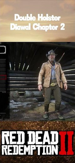 How to Get a Double Holster at the Start of Chapter 2 #rdr2 #fypgaming #reddeadredemption #arthur...