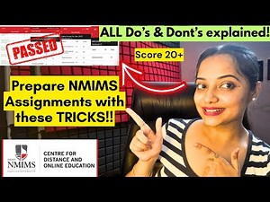 How to make NMIMS Assignments to avoid COPY CASE🔥Writing, Plagiarism & Submission Explained!✅🔥