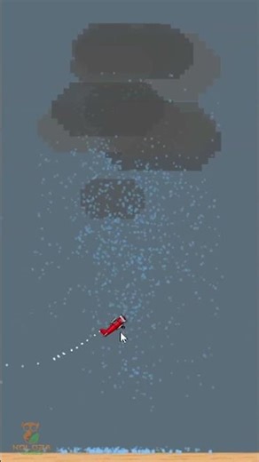 Day 11 coding Tiny Aces! 🚀Dark Pixel Clouds and Rain Particle Effects #devlog #indiedeveloper