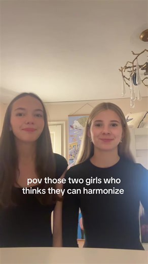 us everyday in class #harmonize #singing #girls #choir #fyp | girl harmonizing with a fan