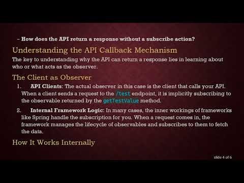 Understanding How API Works with rxJava: The Observer Pattern Unveiled