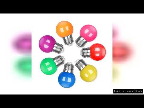 E27 B22 2W LED Globe Bulb Colorful 110V 220V G45 Atmosphere Lamp Blue Green Purple Red Yellow Pink O