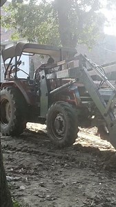 Mahindra tractor 4 x 4 ka heavy front loader #farming #jcbjcb #shortsvideo
