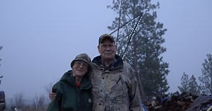 Cooper family Christmas star brightening the Bitterroot