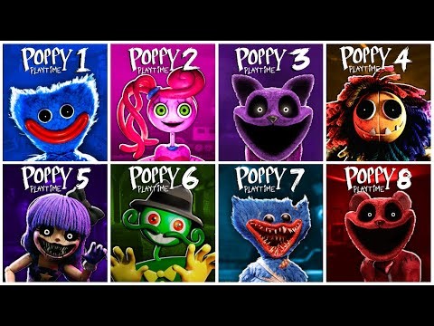 Poppy Playtime: Chapter 1, 2, 3, 4, 5, 6, 7 & 8 Full Gameplay Walkthrough & Ending | Poppy 5 Fangame