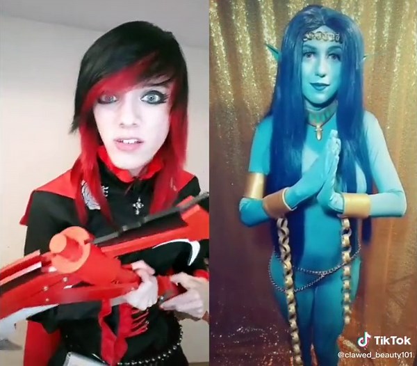 Ruby Rose Turner RWBY Crescent Rose Cosplay Duet