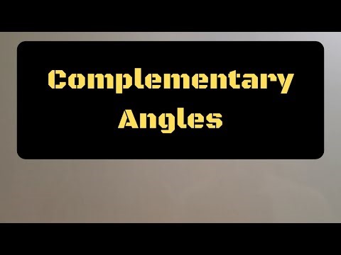 Complementary Angles