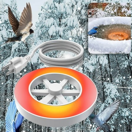 Dvkptbk Winter Bird Bath Ice Melter Stock Tank Heater Submersible Water Heater for Livestock Automatic Thermostat Controlle Non-Conductive Deicer - Walmart.ca