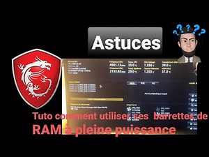 Tuto comment utiliser ses barrettes de RAM à pleine puissance sans overclocking (profil XMP)