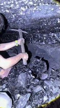 underground black gold mining #mining #miningindustry #viralvideo #shortvideo