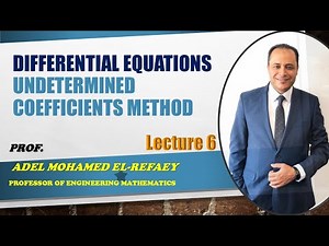 ordinary Differential Equations lec 6