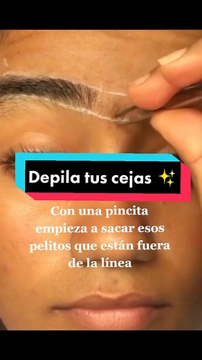 Aprende a depilar tus cejas como un profesional ✨