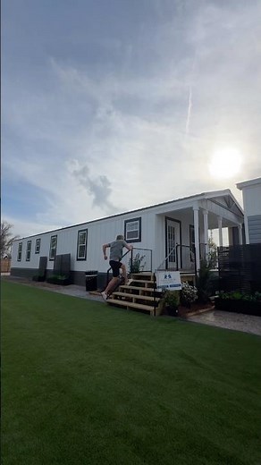 Touring a 990 square foot Prefab Home with a Cottage Look! #hometour