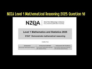 NCEA Level 1 Mathematical Reasoning 2025 Question 1d