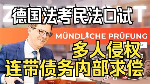 【中文字幕】德国法考民法口试模拟：侵权法中的连带债务人内部求偿；《侵权法复杂案例的综合分析法：马术比赛中的儿童意外伤害案》