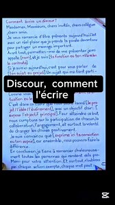 1.4M views · 32K reactions | Comment écrire un discour? Écrivez...