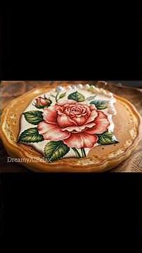 Spreading Magic on a Pancake turns Into a Hidden Painting 😳✨ | AI ASMR Art Reveal #shorts #ai