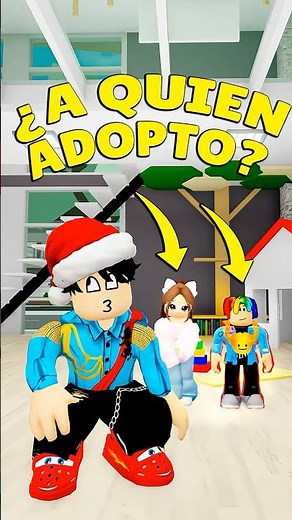 FRESITA Y YO ADOPTAMOS A UN CHICO 😱 #roblox #brookhaven #robloxbrookhaven