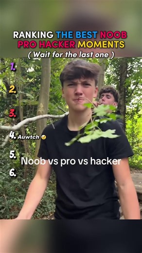 Ranking the best noob pro hacker moments #ranking #thebest #noob #prohacker #moments