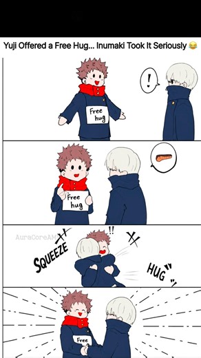 Yuji Offered a Free Hug… Inumaki Took It Seriously 🔥❤️