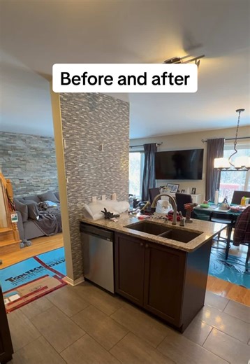 The snap worked! #kitchen #renovation