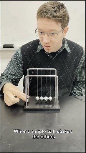 The Mind Blowing Physics Behind Newton's Cradle!